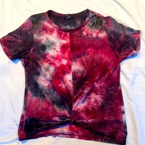 Red pink blue tied up top